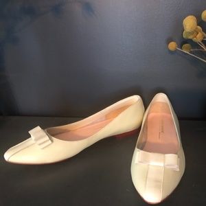 Brand New Re-Mix Vintage Shoes Amy flats in White